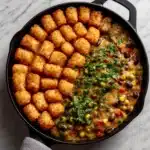 Southwest Sweet Potato Tater Tot Hotdish Recipe