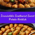 Southwest Sweet Potato Tater Tot Hotdish Recipe