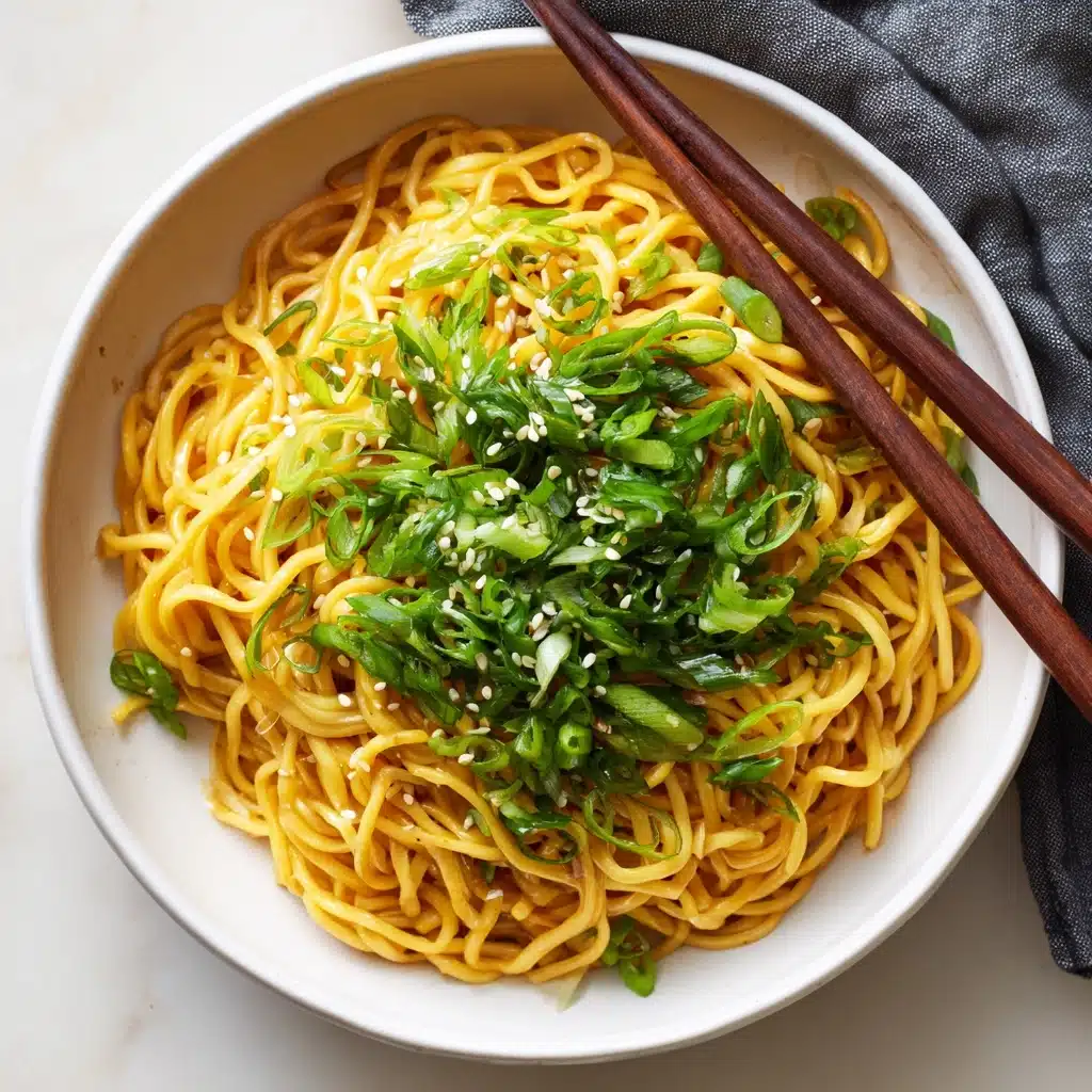 Sesame Garlic Ramen Noodles Recipe - Recipe Image