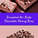 No-Bake Chocolate Cherry Bars Recipe
