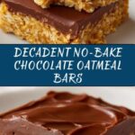 Best No-Bake Chocolate Oatmeal Bars Recipe