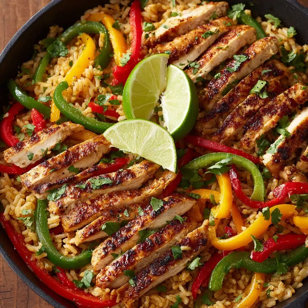 Chicken Fajita Rice Bowl (One Pan) Recipe