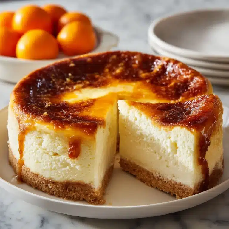 Orange or Clementine Ricotta Cheesecake Recipe