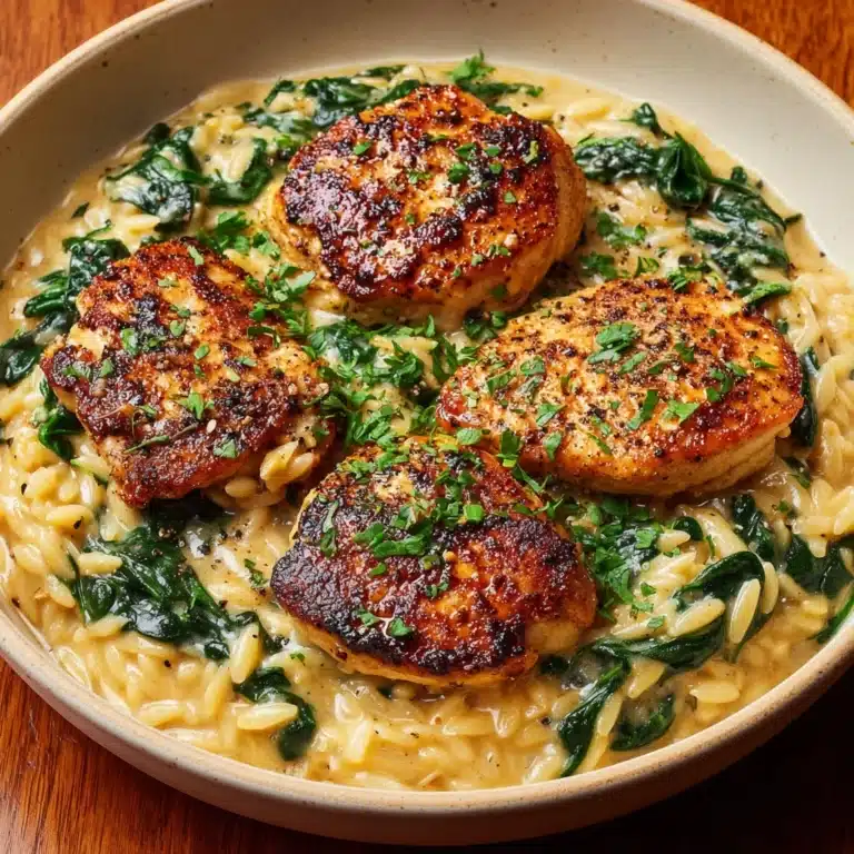 Boursin Orzo with Chicken Recipe