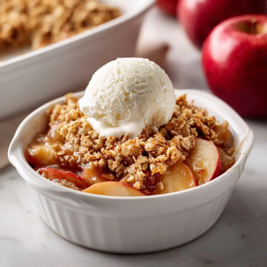 Apple Peanut Butter Crisp {Whole Wheat} Recipe