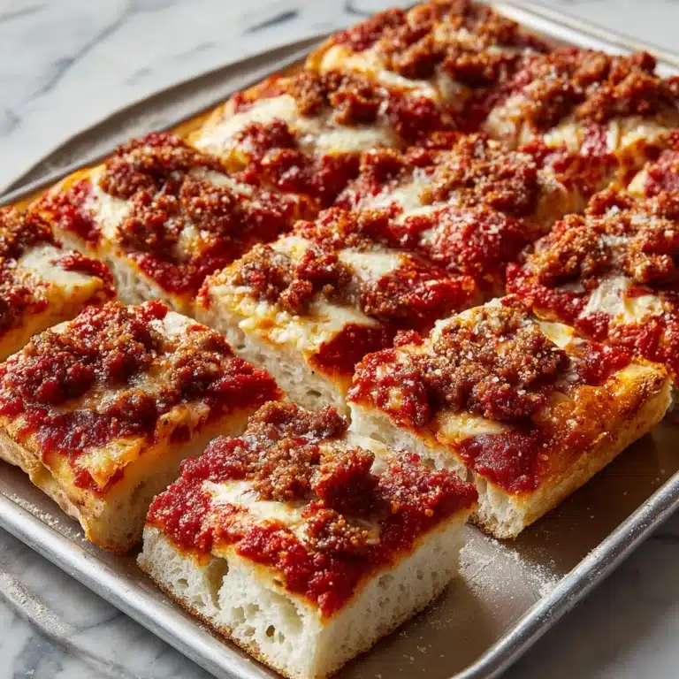 School Cafeteria-Style Pizza Recipe
