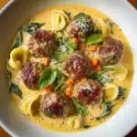 Creamy Italian Meatball Soup Recipe