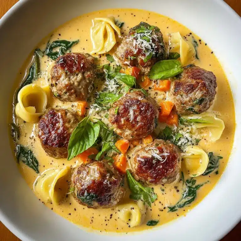 Creamy Italian Meatball Soup Recipe