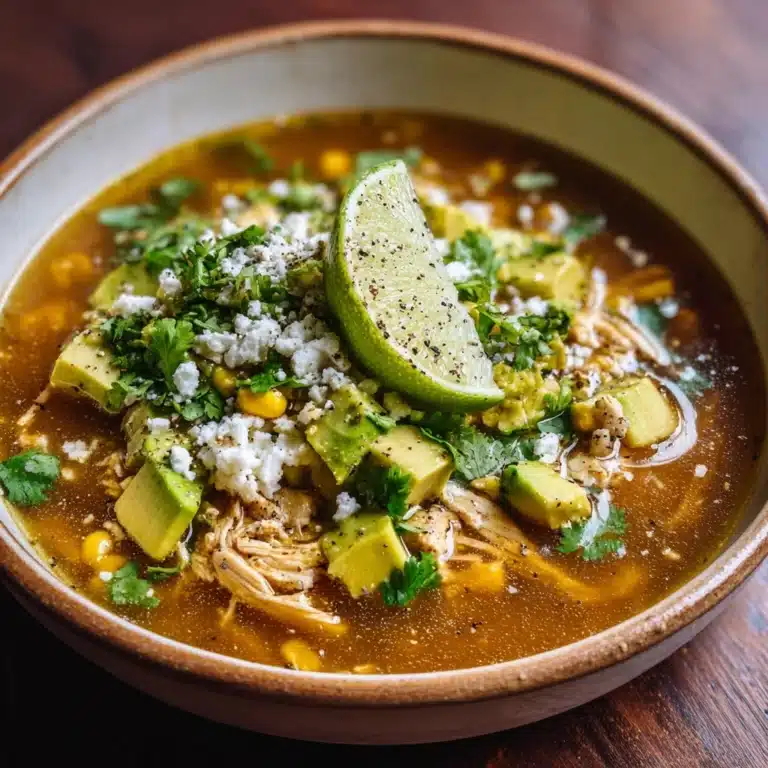 Flavorful Salsa Verde Tortilla Soup Recipe