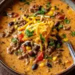Easy Creamy Taco Soup Recipe