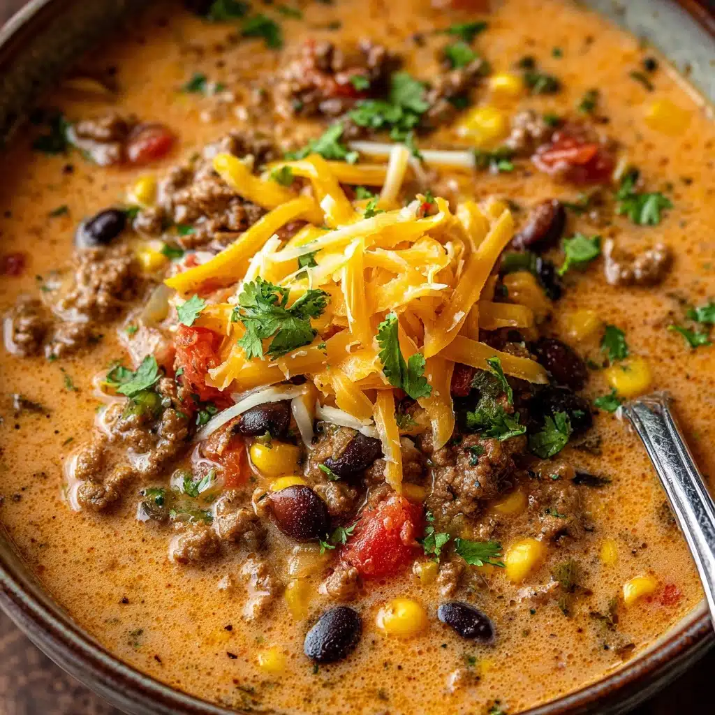 Easy Creamy Taco Soup Recipe