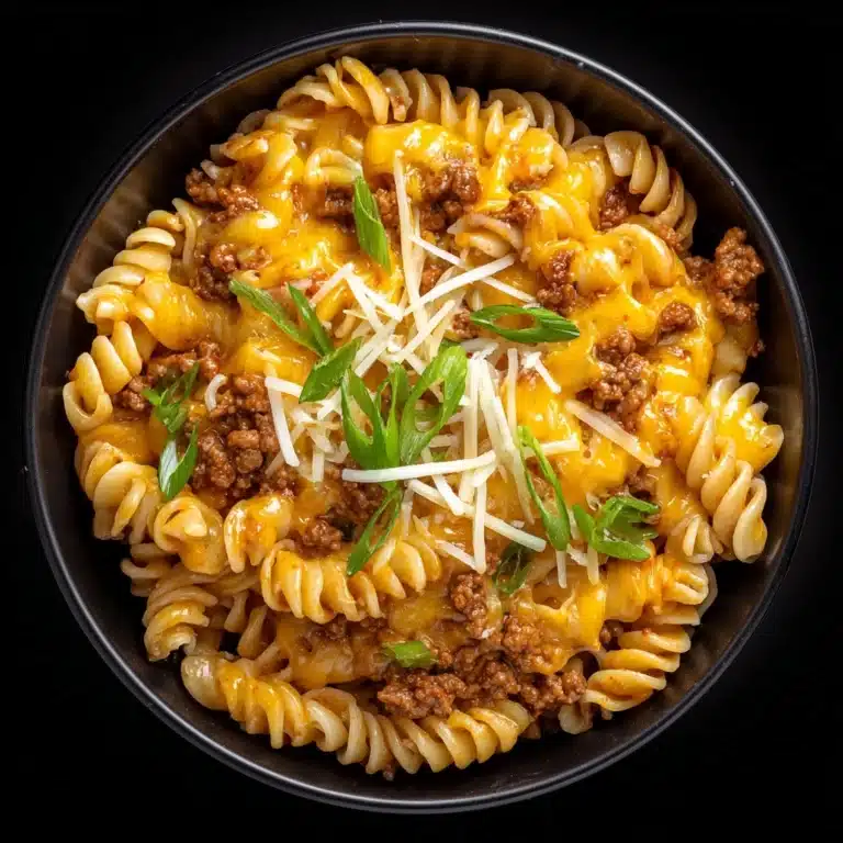 One-Pot Beef and Cheddar Ranch Pasta Recipe