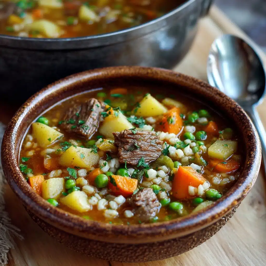 Old Fashioned Beef Barley Stew Recipe