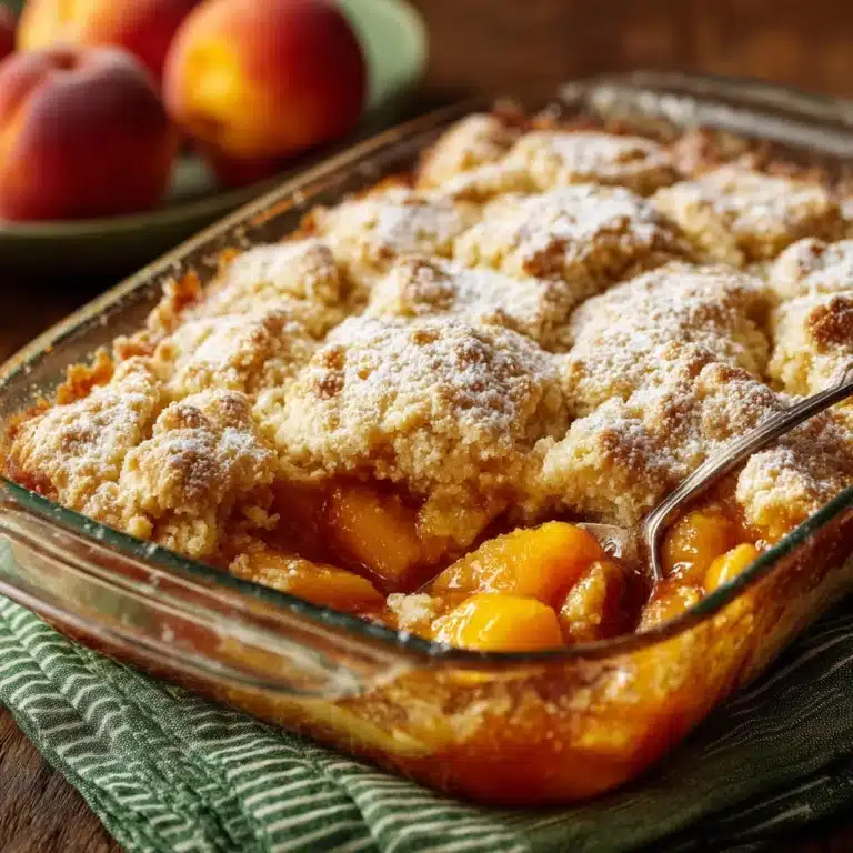 Fresh Peach Cobbler Recipe