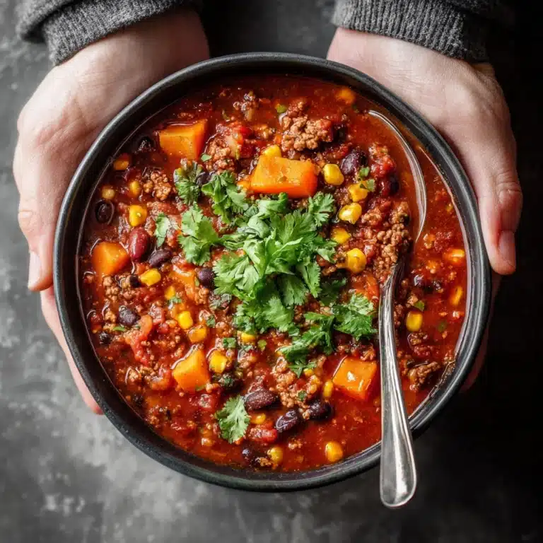 Easy Butternut Squash Chili With Turkey or Beef Recipe