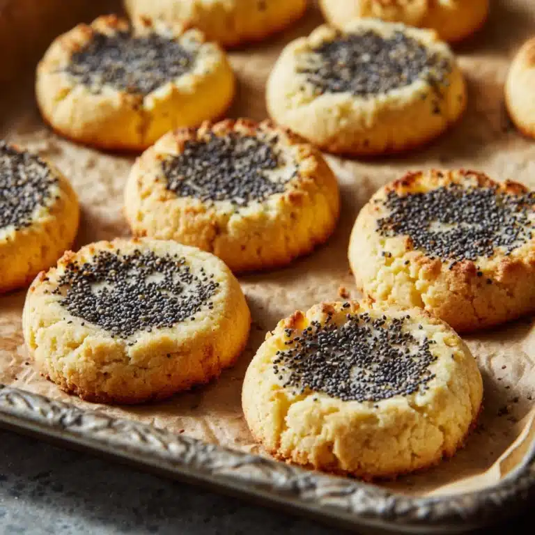 Cardamom Poppy Seed Cookies Recipe