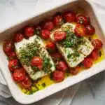 Cod with Tomato and Herb Butter Recipe