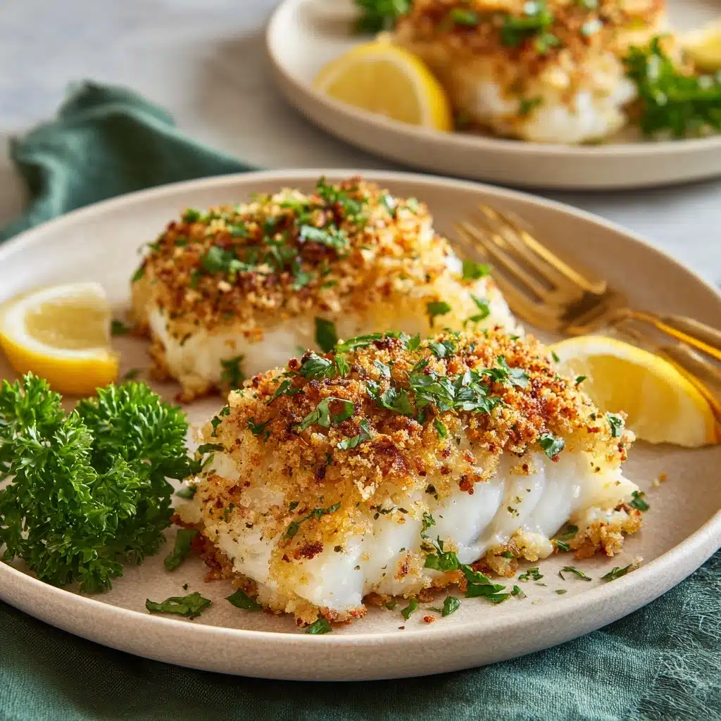 Panko Parmesan Baked Cod Recipe
