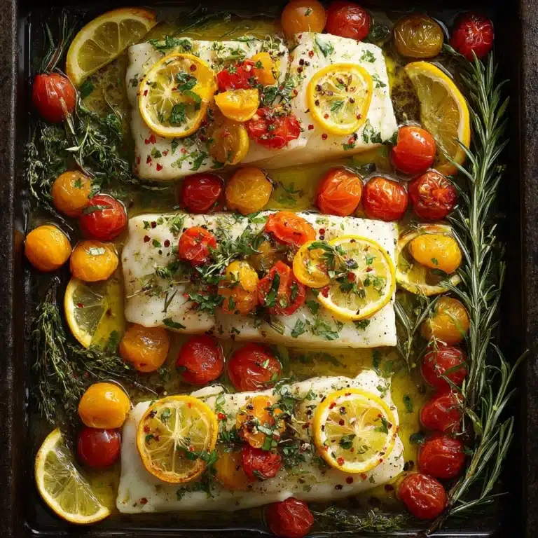 Easy Mediterranean Baked Fish Recipe