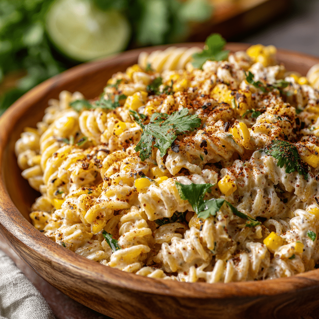 Mexican Street Corn Pasta Salad Recipe
