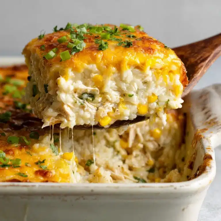 Green Chile Chicken and Rice Casserole Recipe