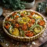 Vegetable Tart in Buttery Puff Pastry Recipe