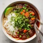 Bò Kho: Spicy Vietnamese Beef Stew with Noodles Recipe
