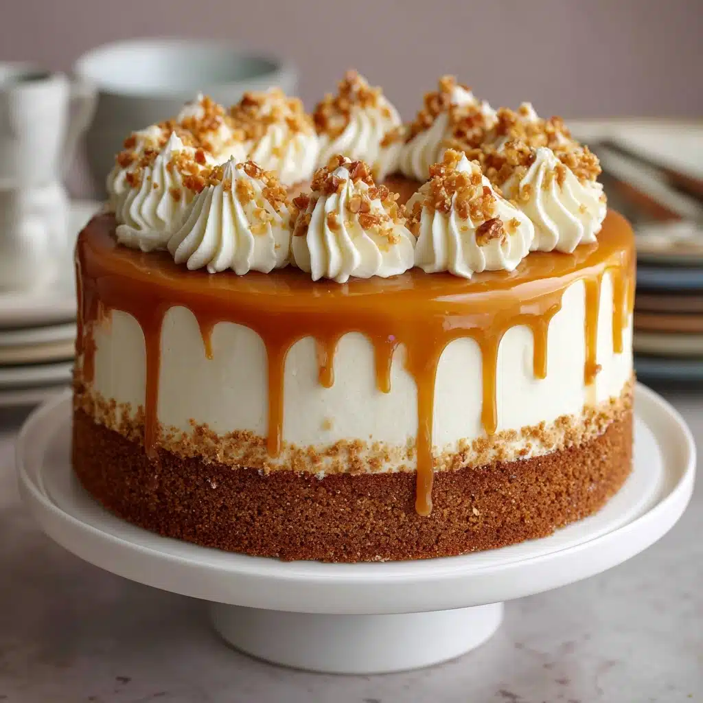 Caramel Crunch Cake Recipe