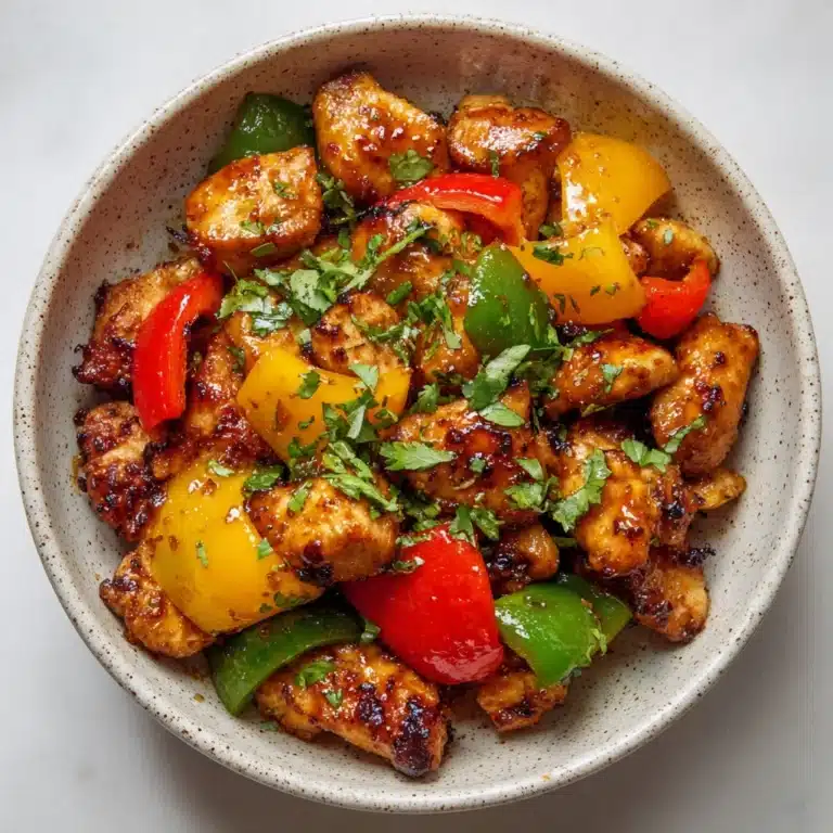 Jalapeño Chicken with Bell Peppers Recipe