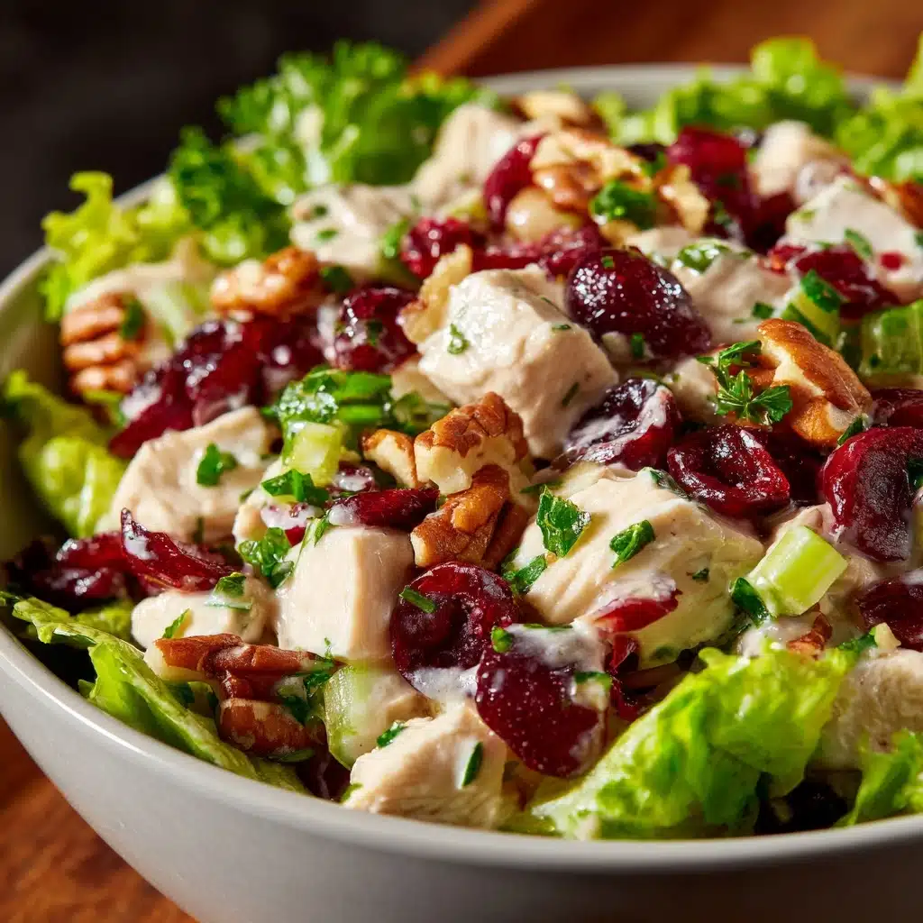 Irresistible Cranberry Pecan Chicken Salad Recipe - Recipe Image