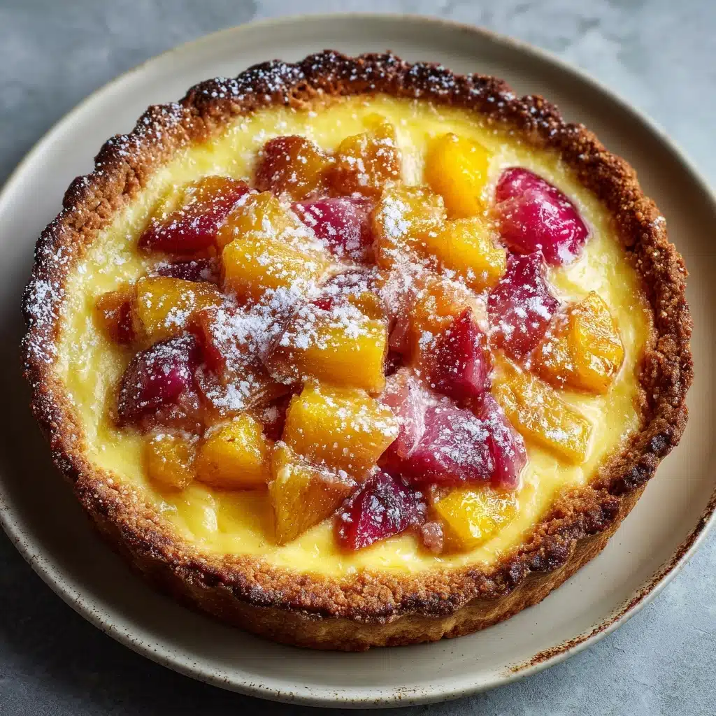 Irresistible Rhubarb Custard Kuchen Recipe