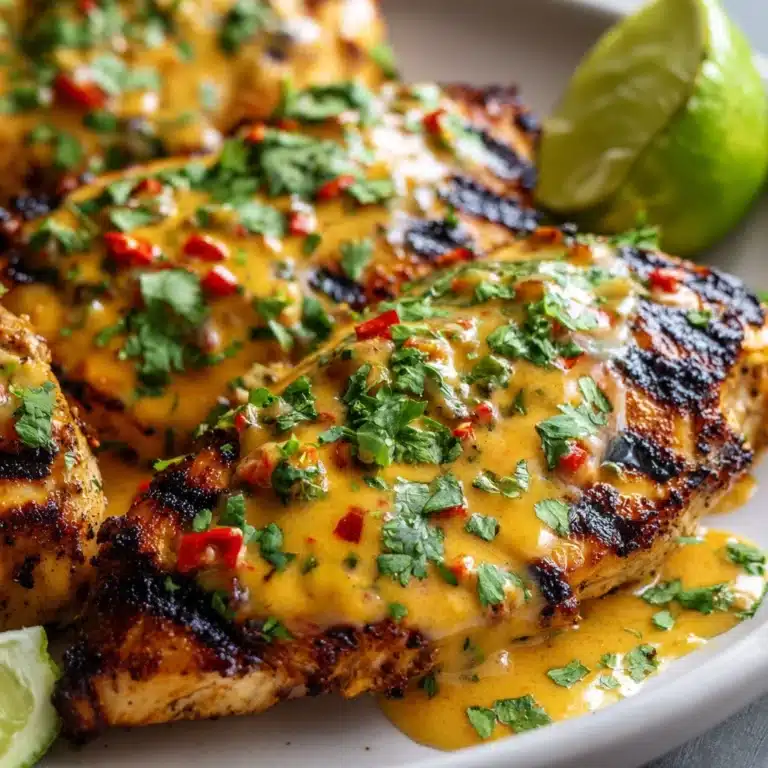 Grilled Salsa Verde Pepper Jack Chicken Recipe