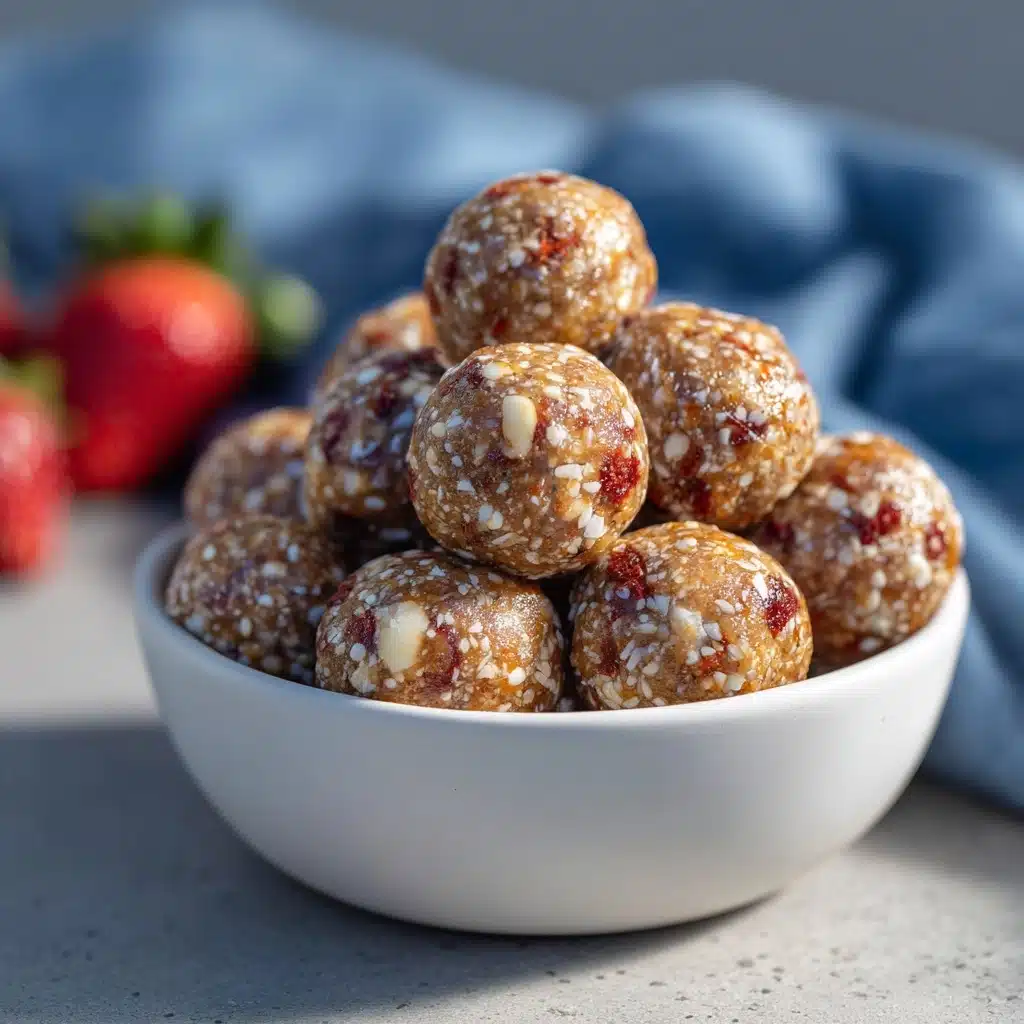 Strawberry Protein Balls Recipe