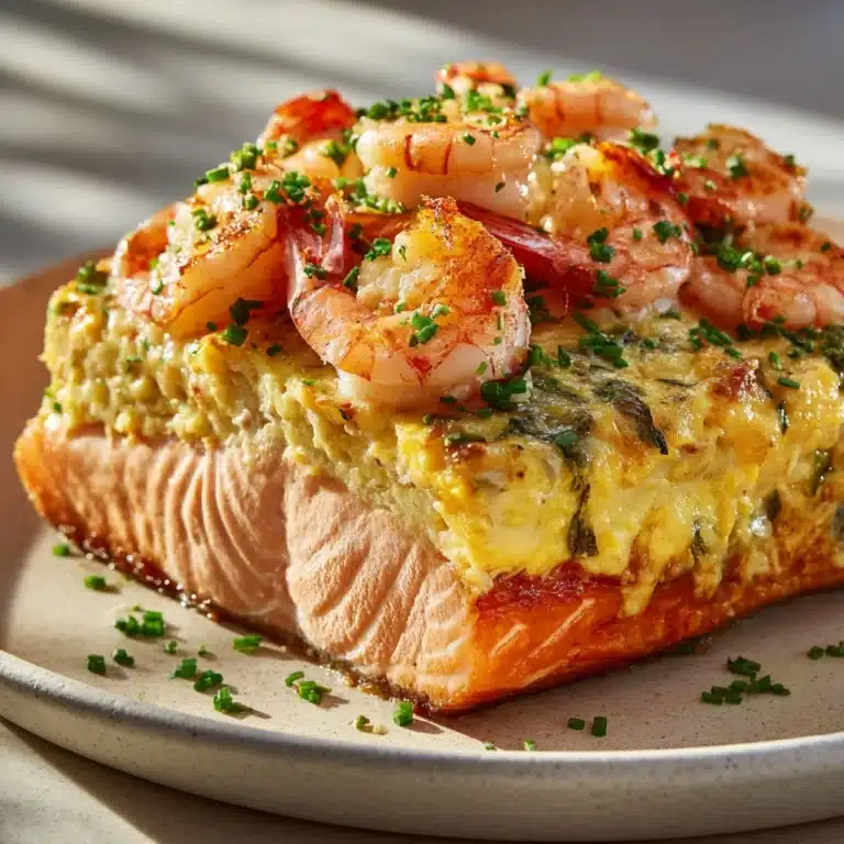 Crab and Shrimp Stuffed Salmon Recipe