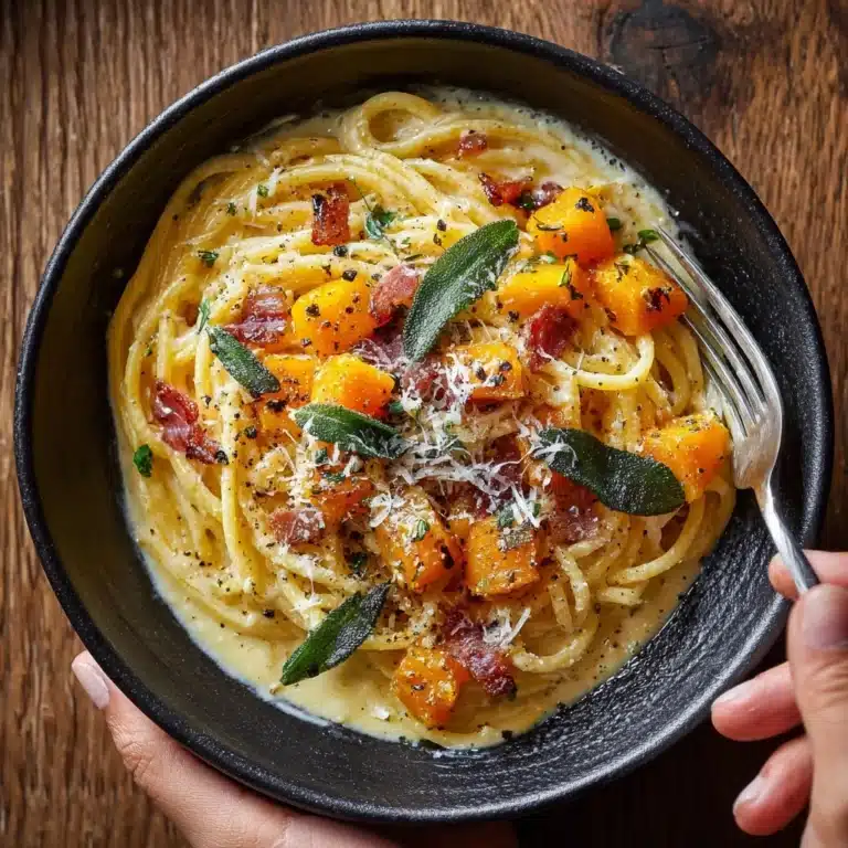 Savory Roasted Butternut Squash and Sage Pasta Recipe