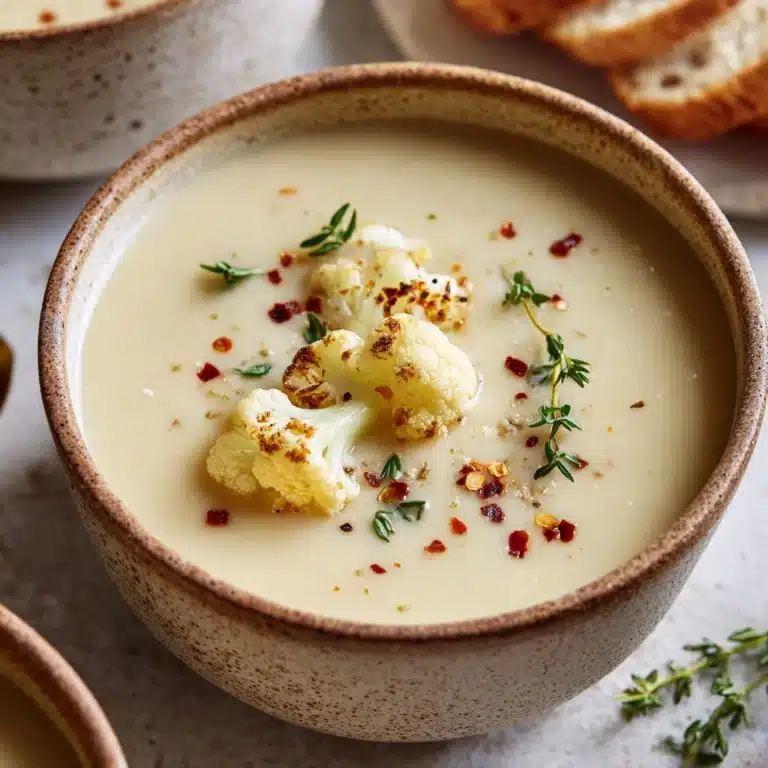 Delicious Vegan Cauliflower Soup Recipe