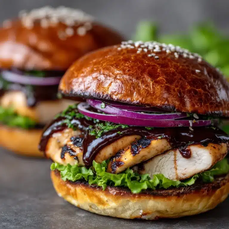 Delicious Teriyaki Chicken Burger Recipe