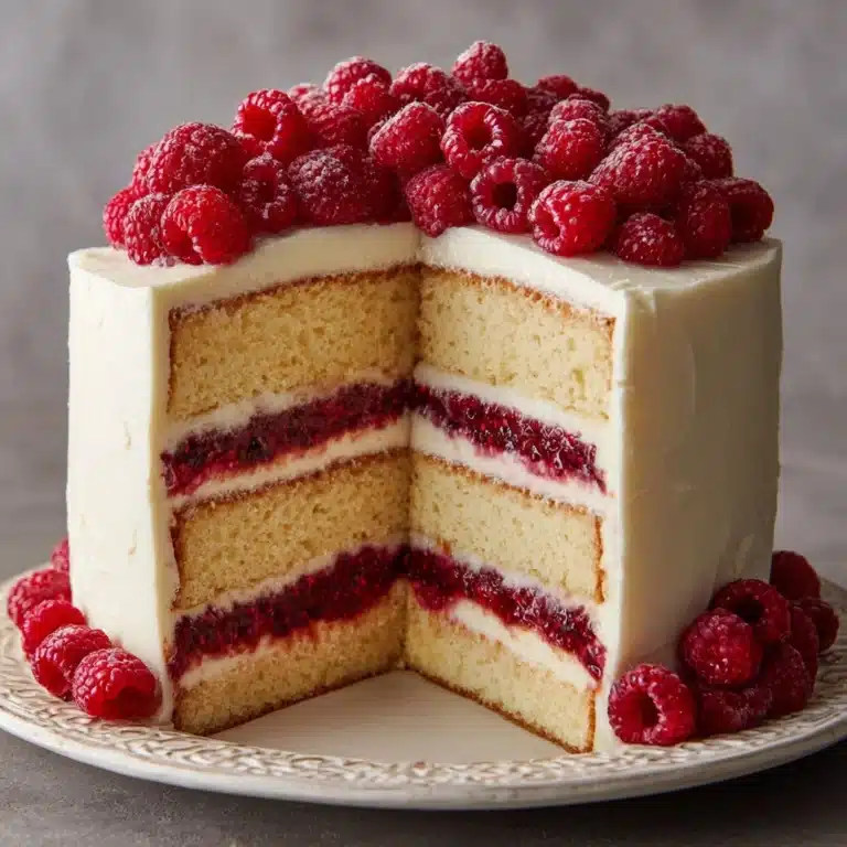 White Chocolate Raspberry Cake Recipe