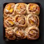 Peach Cobbler Cinnamon Rolls Recipe