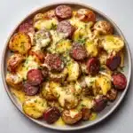 Cheesy Ranch Potatoes and Smoked Sausage Recipe