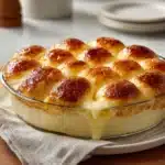 Custard Bread Pudding with Vanilla Sauce Recipe