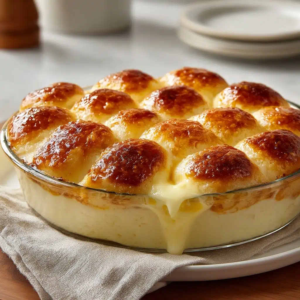 Custard Bread Pudding with Vanilla Sauce Recipe