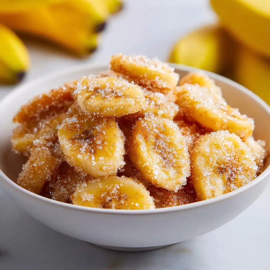 Cinnamon Sugar Air Fryer Banana Chips Recipe