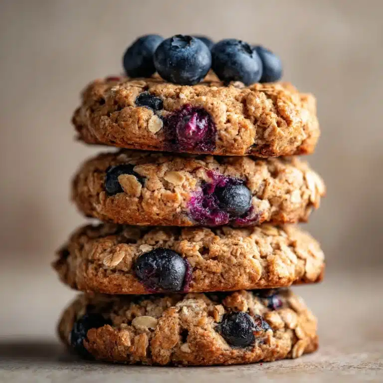 Oatmeal Protein Cookies with Blueberries Recipe