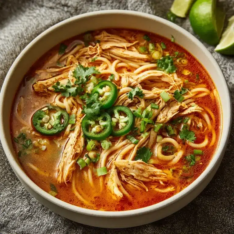 Spicy Chicken Soup Recipe