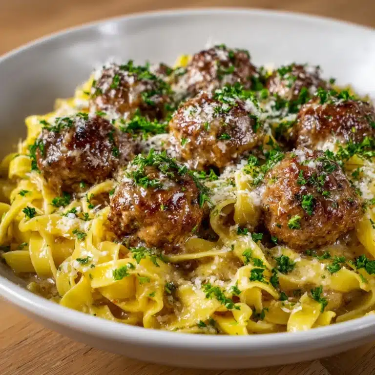 lls Served Over Creamy Parmesan Linguine Recipe