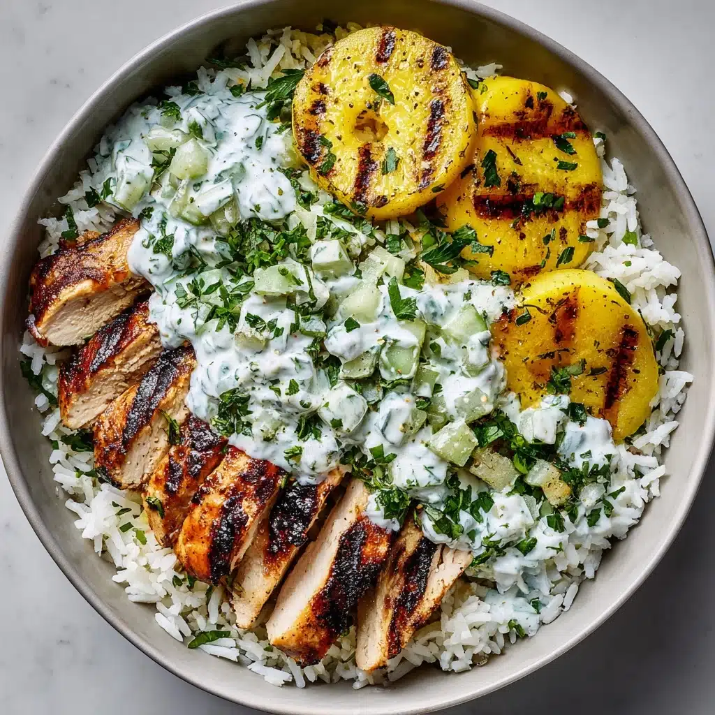 Dump-and-Bake Chicken Tzatziki with Rice Recipe
