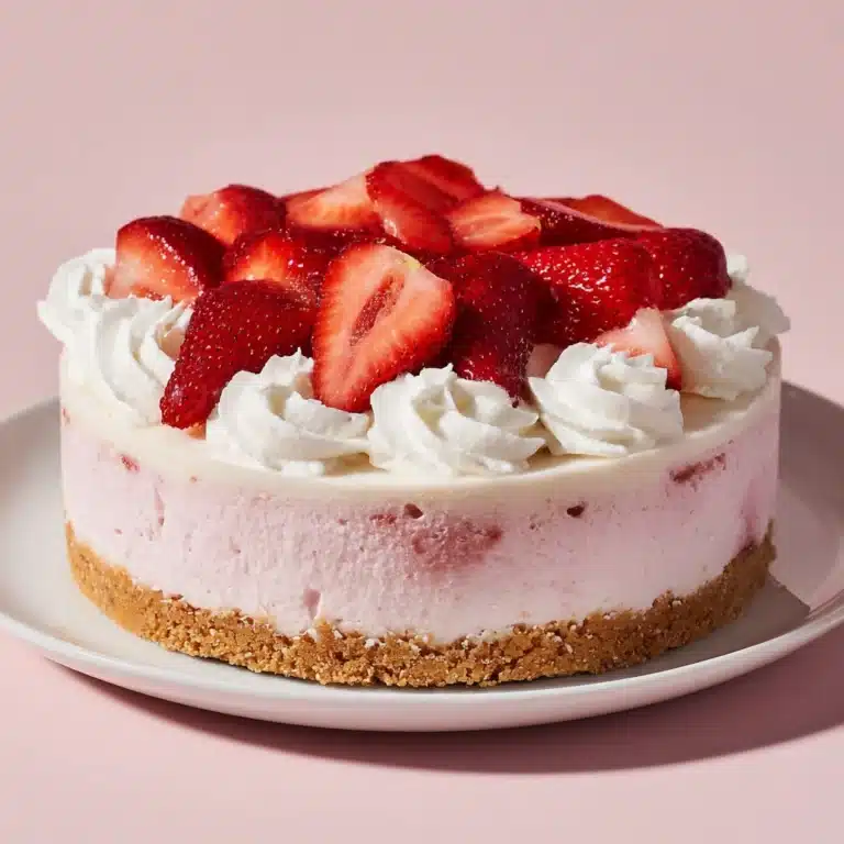 No Bake Strawberry Cheesecake Recipe