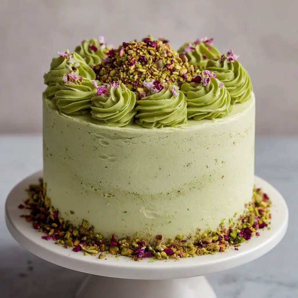 Vanilla Bean Pistachio Cake Recipe