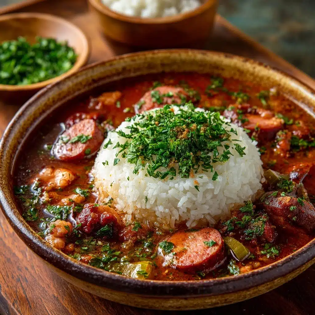 Authentic Cajun Sausage and Chicken Gumbo Recipe